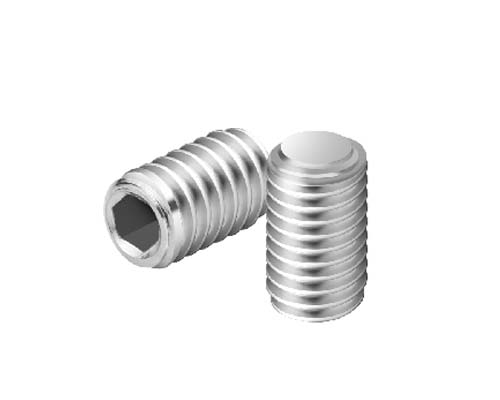 HEX SOCKET SET SCREW - FLAT POINT